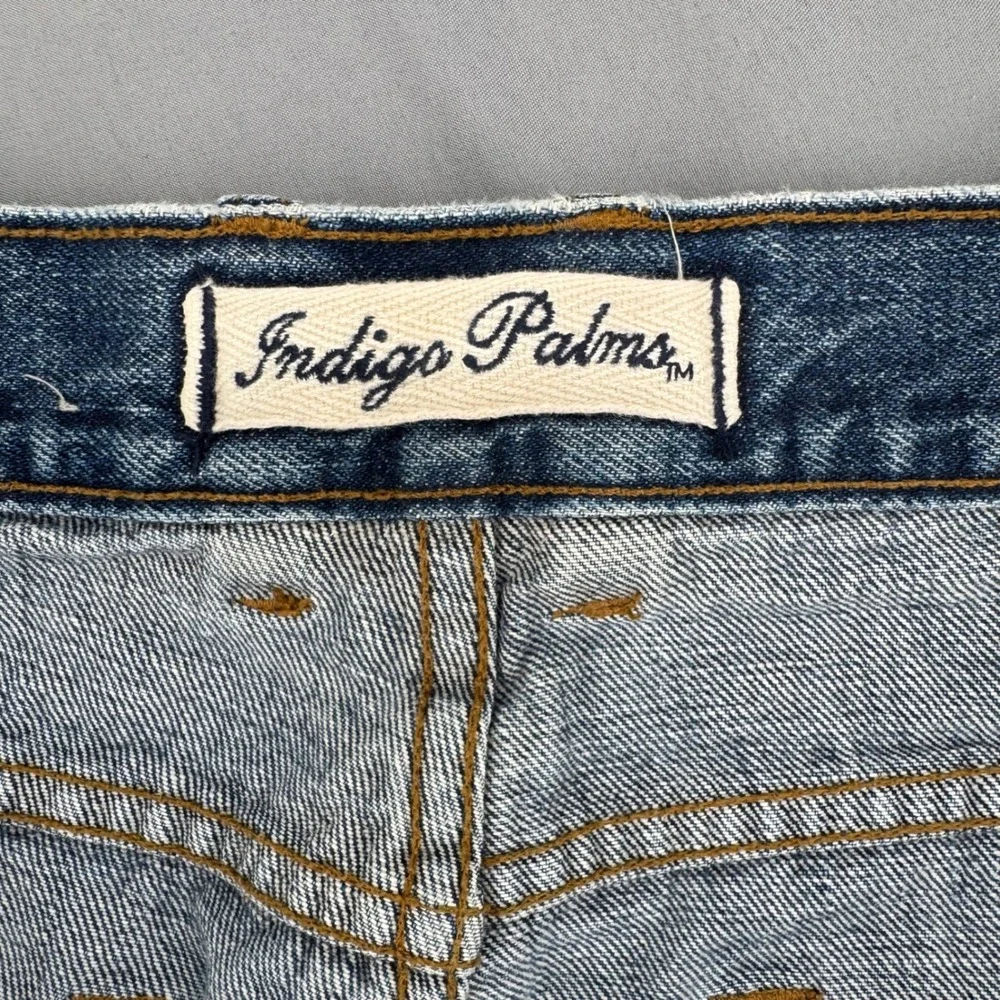 VTG Indigo Palms Tommy Bahama Mens Relaxed Fit Straight Leg Jeans Blue 36x32